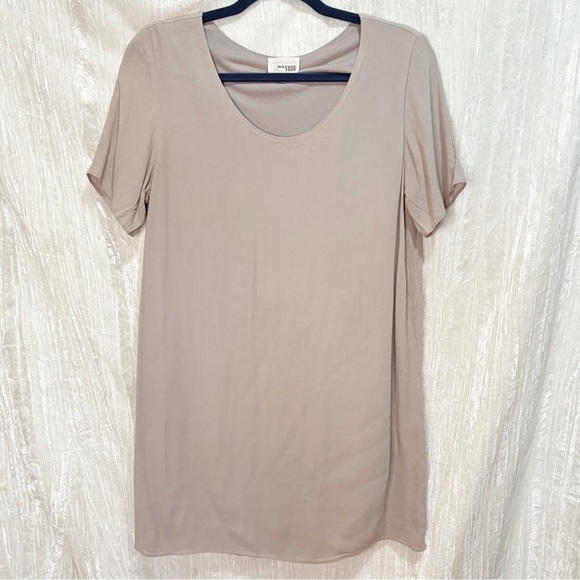 Wilfred Beige Mini Dress - Picture 1 of 8